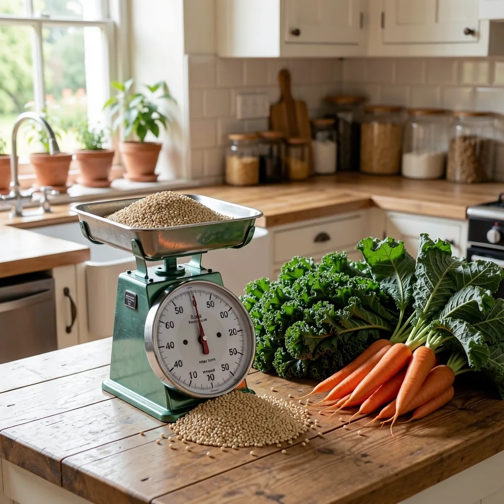 Measuring ingredients