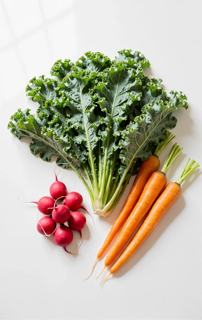 Organic ingredients symbolizing natural transparency